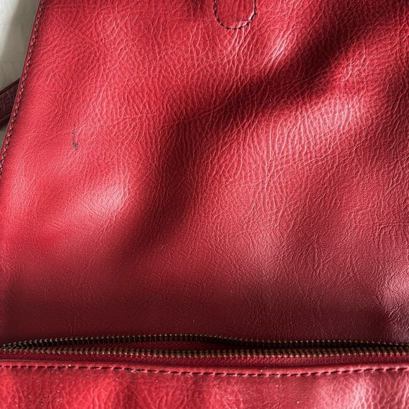 Matt and Nat Envelope Cross-Body Vegan Leather Bag - Red - Picture 10 of 10